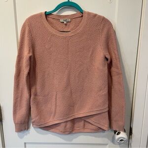 Madewell Pink Crew Neck Sweater women’s size medium